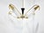 White Mid-Century Italian Chandelier, 1960s For Sale - Image 8 of 12