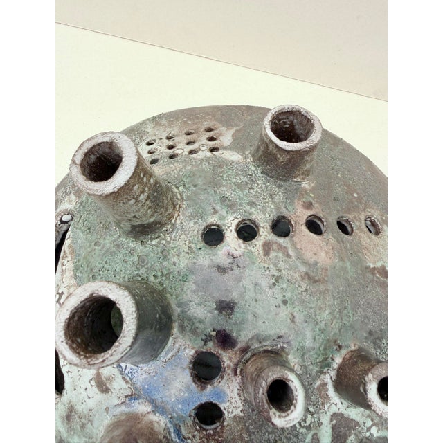 Ceramic Ceramic Flower Vase, 1960s For Sale - Image 7 of 11