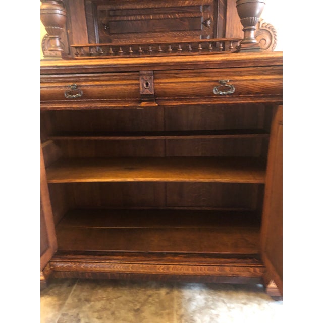 Late 19th Century Antique Chippendale Hutch! Stunning Antique! For Sale - Image 10 of 12