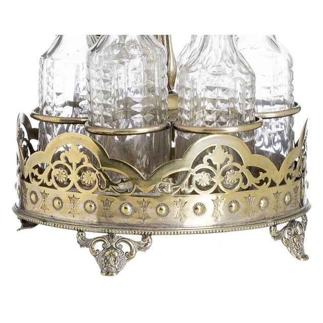 Small Victorian Cruet Set in Shell, 19th Century, Set of 7 For Sale - Image 6 of 8