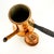 Vintage Coppercraft Guild Copper Turkish Coffee Pot w/ Lid Wood Handle 8" Tall. No markings and very few rough spots....
