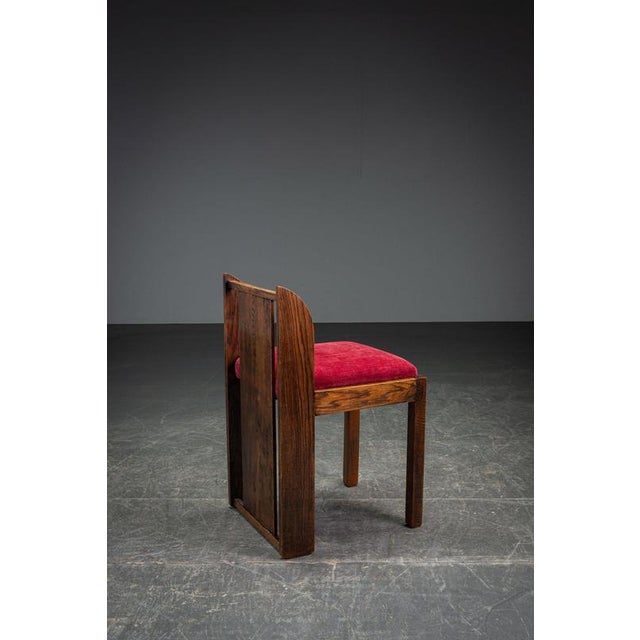 1930s Amsterdam School Accent Chair I have official proof of authenticity such as vintage catalogs, designer records, or...