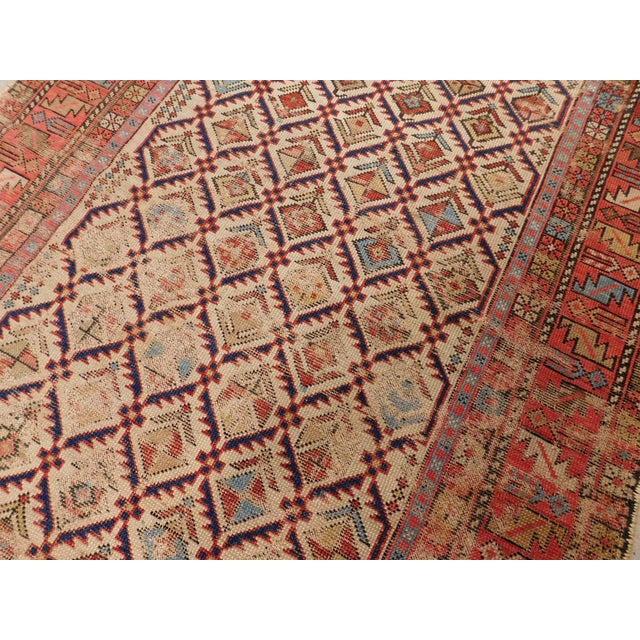 Antique Caucasian Rug. 3'x5' For Sale - Image 10 of 18