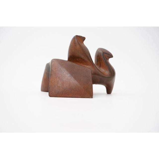 1990s Abstract Cast Iron Zezootier & Reiter Sculpture by Gertraude Zebe, 1997 For Sale - Image 5 of 17