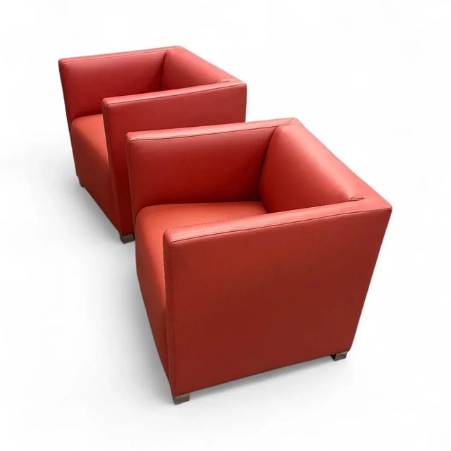 Wittmann Cubic Chairs by Paolo Piva for Wittmann, 1980s, Set of 2 For Sale - Image 4 of 7