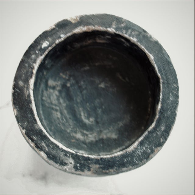 Carved SoapStone Pot Catchall Distressed/Single Item For Sale In Los Angeles - Image 6 of 6