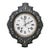 19th Century French Napoleon III Ebonized Inlaid Wall Clock For Sale