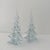 Vintage Crystal Clear Glass Christmas Trees - A Pair For Sale - Image 12 of 12