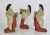 Japanese Antique Asian Late Edo Period Japan Sannin-Kanjyo Set - Set of 4 For Sale - Image 3 of 12