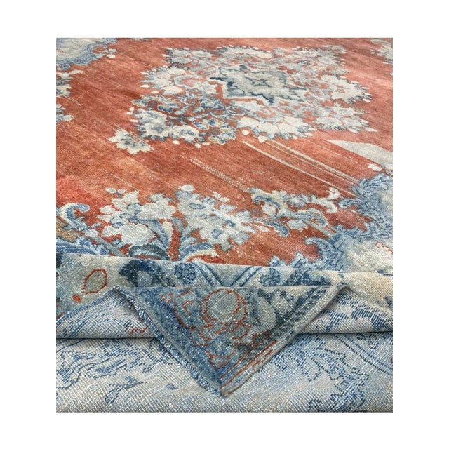 Traditional 1960s Old Persian Mahal Area Rug 9x13 For Sale - Image 3 of 12