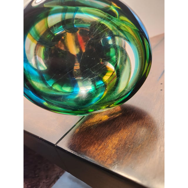 Luigi Mellara Murano Glass "Homage to Picasso" Monumenta 11lbs Abstract Face For Sale - Image 9 of 9