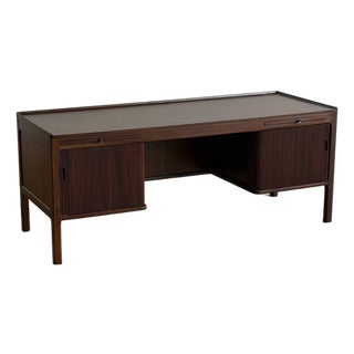 1960s Danish Modern Mohagony Desk For Sale