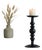 Nocturne Candlestick | Handcrafted Metal Candle Holder for Romantic Decor For Sale