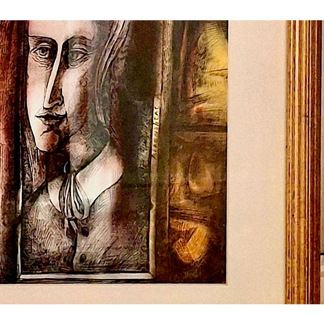 Paint Metaphysical Expressionism in Watercolor by Alexander Aizenshtat For Sale - Image 7 of 10