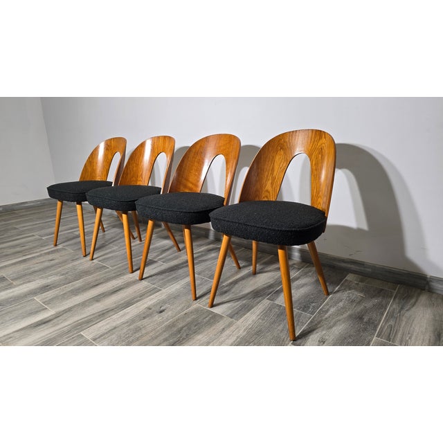 Dining Chairs by Antonin Suman, 1960s, Set of 4, in Restored conditions. Designed 1960 to 1969 I have official proof of...