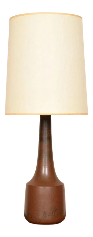 Mid Century Modern Pottery Table Lamp by Bostlund