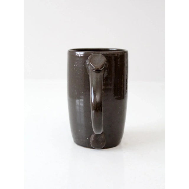 Vintage Studio Pottery Mug For Sale - Image 10 of 11