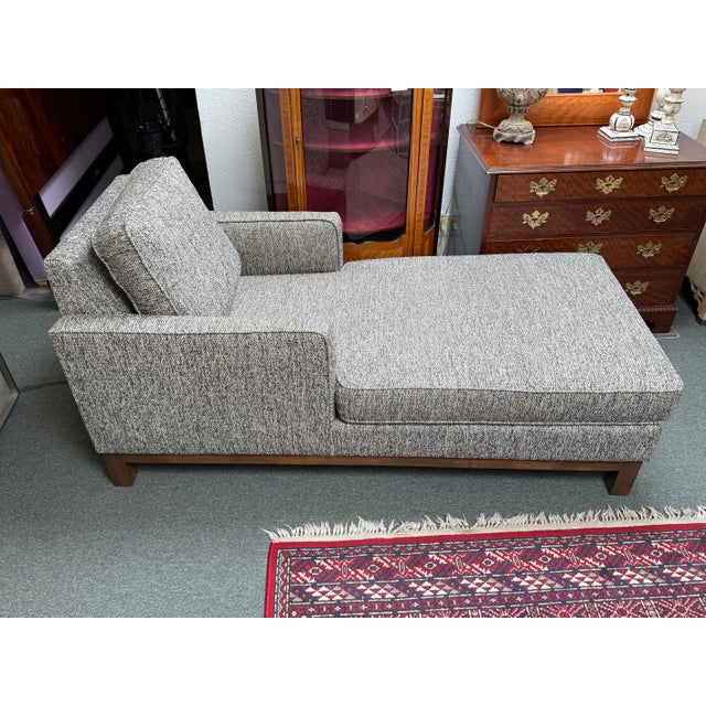Contemporary C & L Design Contemporary Chaise Lounge For Sale - Image 3 of 12