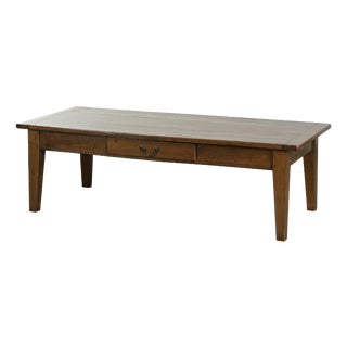Antique French Walnut Coffee Table For Sale