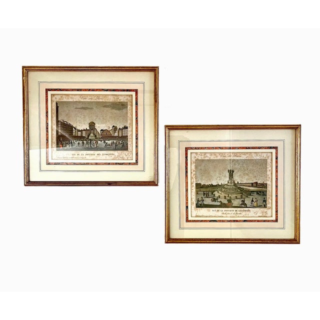 Late 18th century to early 19th century engravings published by Alexandre Tessier, a noted Parisian publisher: VUE DE LA...