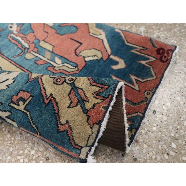 Textile Galerie Shabab Collection Early 20th Century Indian Larestan Sampler Rug For Sale - Image 7 of 8