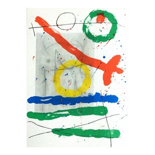 1965 Joan Miro Original Lithograph Dm08151 Derriere Le Miroir For Sale