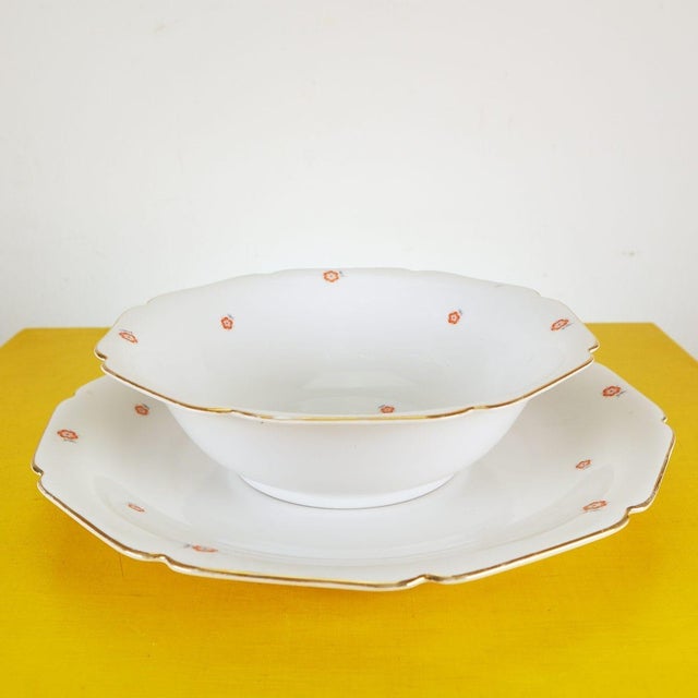 Ceramic Plate and Terrine from Heinrich & Co. Selb Bavaria, Set of 2 For Sale - Image 9 of 9