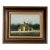 1970s Vintage Country Farm - Landscape Scene Oil Painting by Herb Helen – Framed For Sale