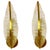 Metal Glass Wall Lights by Gaetano Sciolari, 1980, Set of 2 For Sale - Image 7 of 7