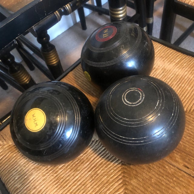 Set of Three vintage yard balls Some ball are numbered Heavy weight Additional balls are available (additional Charge)...