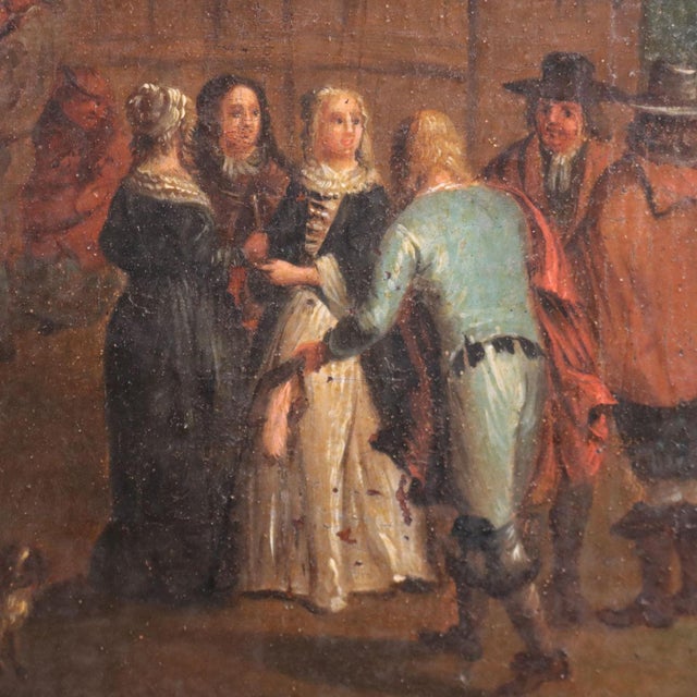 David Teniers III, Painting, 1800s, Oil on Canvas, Framed For Sale - Image 6 of 15