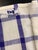 7 Vintage Napkins Blue and White Windowpane Check Cotton For Sale - Image 4 of 4