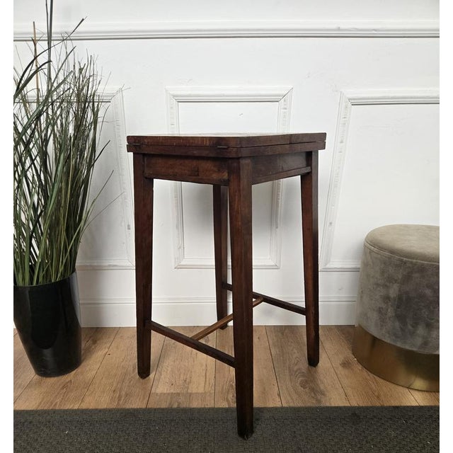 Mid-Century Italian Walnut Chess Table, 1950s For Sale - Image 3 of 8