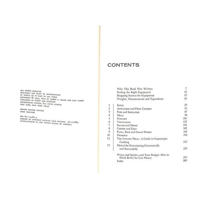 "How to Eat Better for Less Money" 1970 Beard, James and Aaron, Sam For Sale In New York - Image 6 of 7