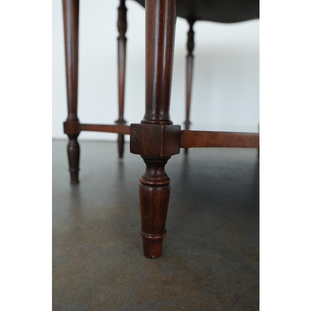 Vintage Maitland-Smith Inlaid Mahogany Accent Table For Sale - Image 17 of 18