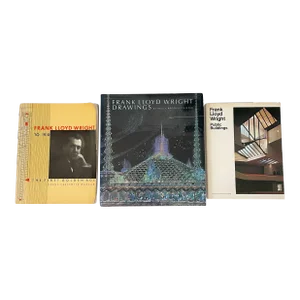 Collection of Frank Loyd Wright Architectural Books. Set of Three