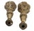 Wood Pair of Italian Baroque Carved Giltwood Candlesticks – 28" Tall For Sale - Image 7 of 13