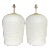 Vintage Boho Monumental Plaster Relief Lamps - a Pair For Sale