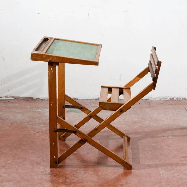 Vintage Children's School Desk For Sale - Image 9 of 9