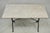 Late 19th Century Antique French Victorian Cast Iron Pastry Table Base Marble Top Console Table For Sale - Image 5 of 18