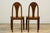 1930s Set of Six French Art Deco Carved Maple & Cane Dining Chairs For Sale - Image 18 of 18