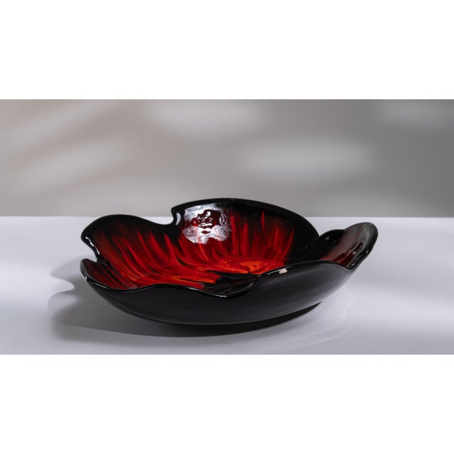 1970s France Black Ceramic Vase For Sale - Image 12 of 15