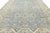 Sky Blue Contemporary Hand-Knotted Wool Oushak Style Area Rug in Sky Blue and Ivory For Sale - Image 8 of 12