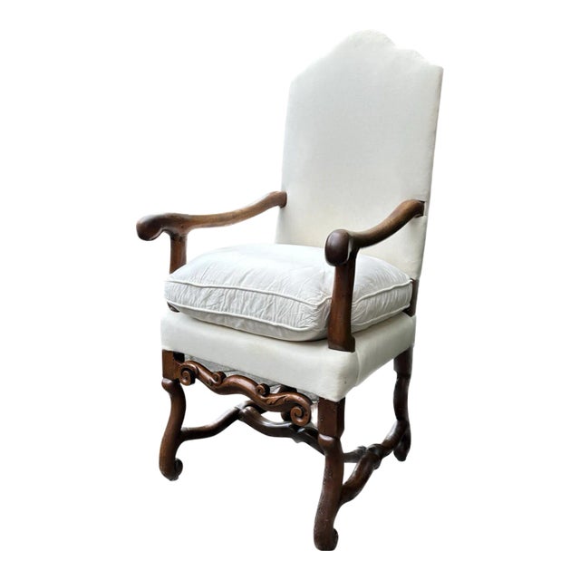 Louis XIV Mutton Bone Armchair, Early 18th Century For Sale
