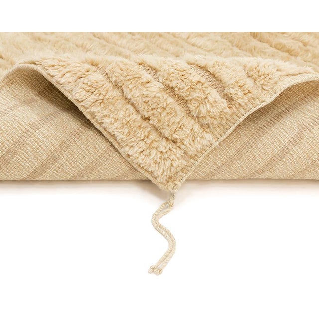Contemporary Hand-Knotted Wool Premium Rug by Azele Studio For Sale - Image 3 of 9