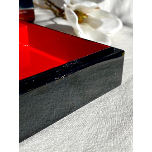 Japanese Black Lacquer Smoking Box Mother-of-Pearl Birds & Pomegranates - Mid 20th Century For Sale - Image 11 of 16