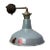 Vintage Industrial Grey Enamle Wall Lights For Sale