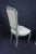 French Style Paint Decorated Carved Side Chairs - a Pair For Sale - Image 4 of 10