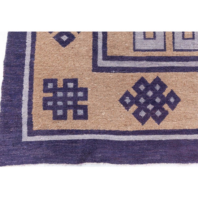 Traditional 1920s Chinese Wool Rug Doris Leslie Blau For Sale - Image 3 of 7