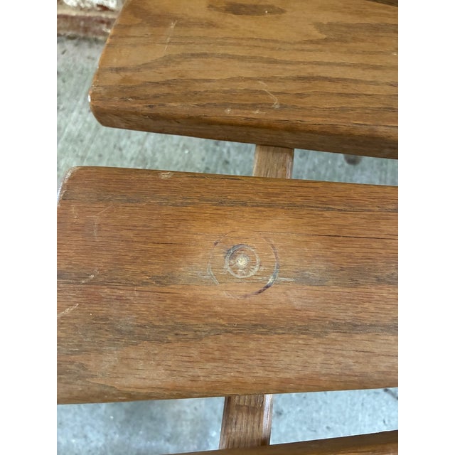 1960s Brutalist Wooden Side Table, Netherlands For Sale - Image 13 of 18